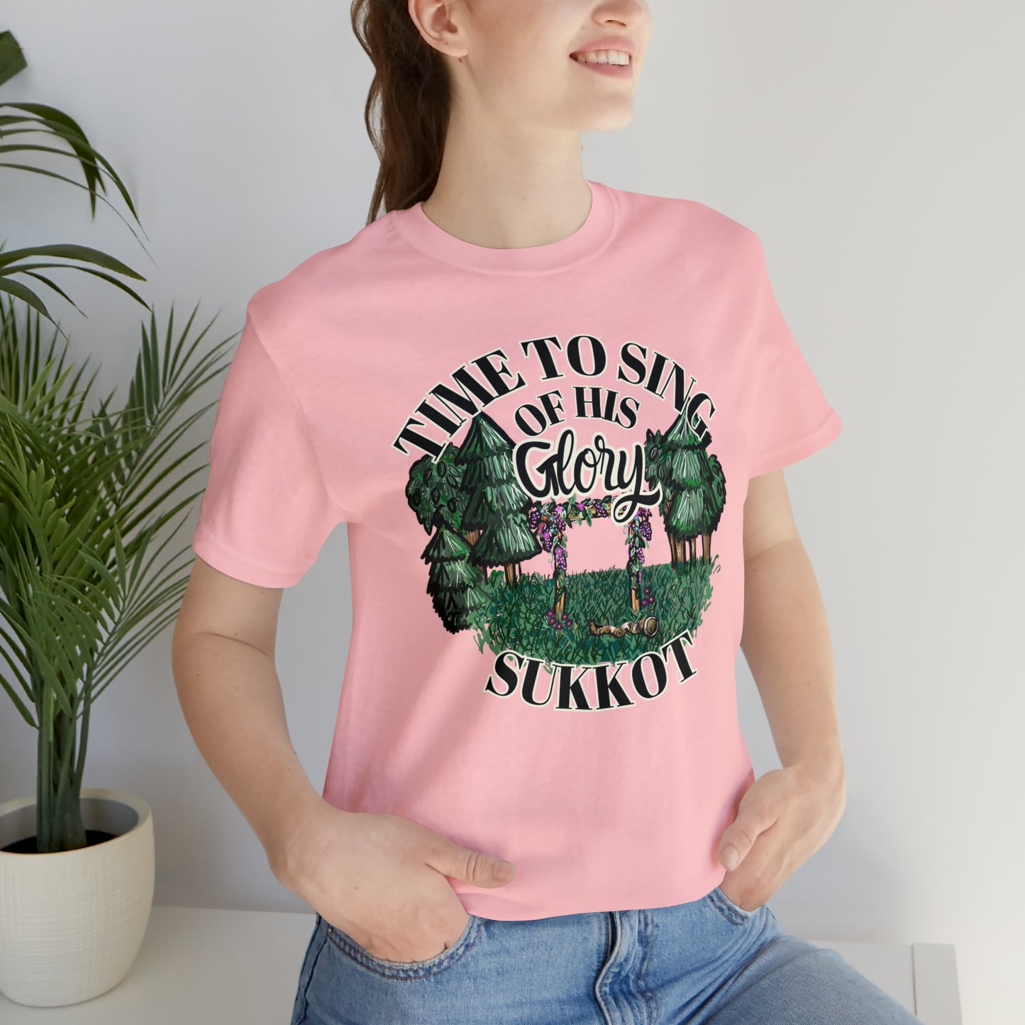 Time to Sing of His Glory Sukkah Drawing Print (Green Pastures Apparel)