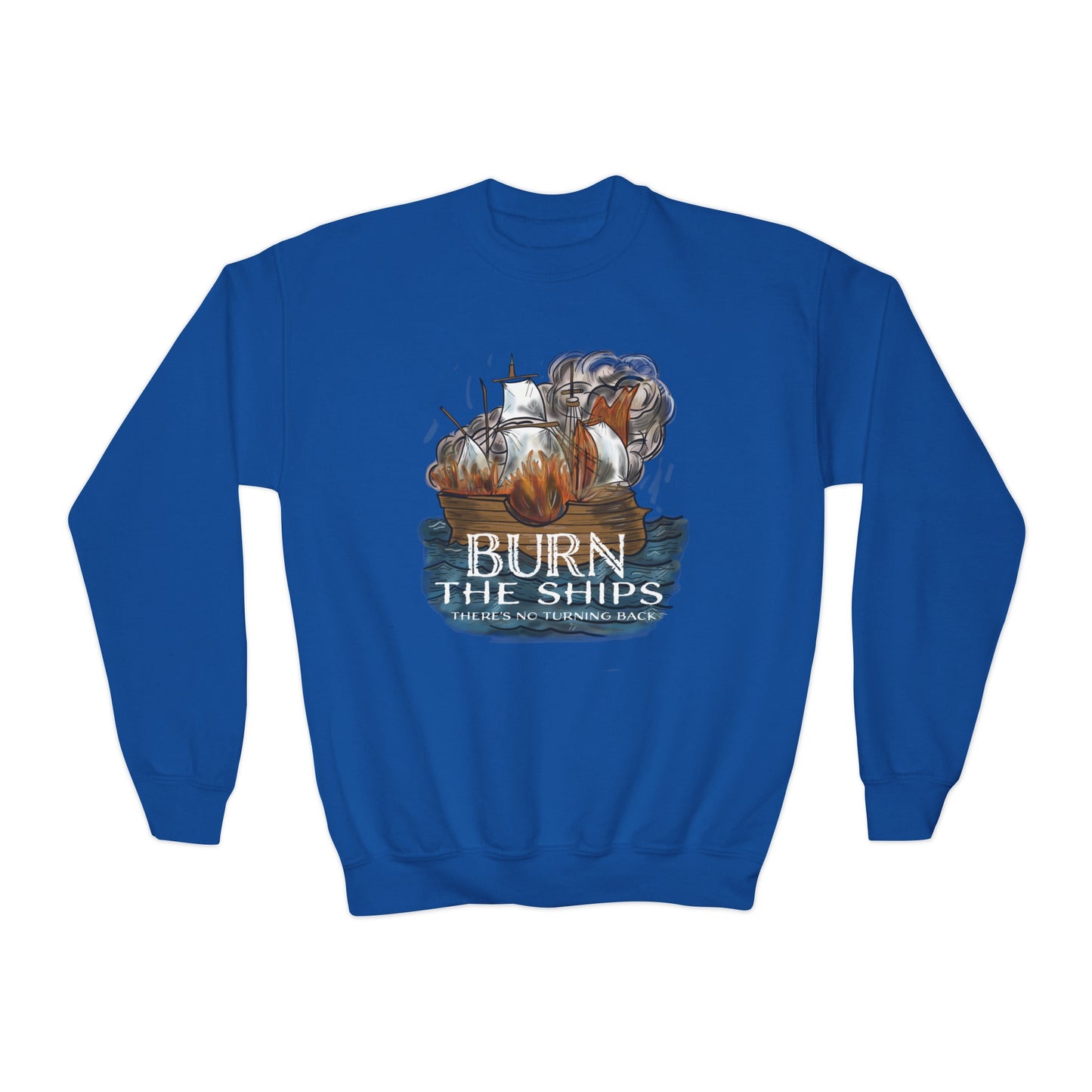 Burn the Ships Youth Crewneck Sweatshirt