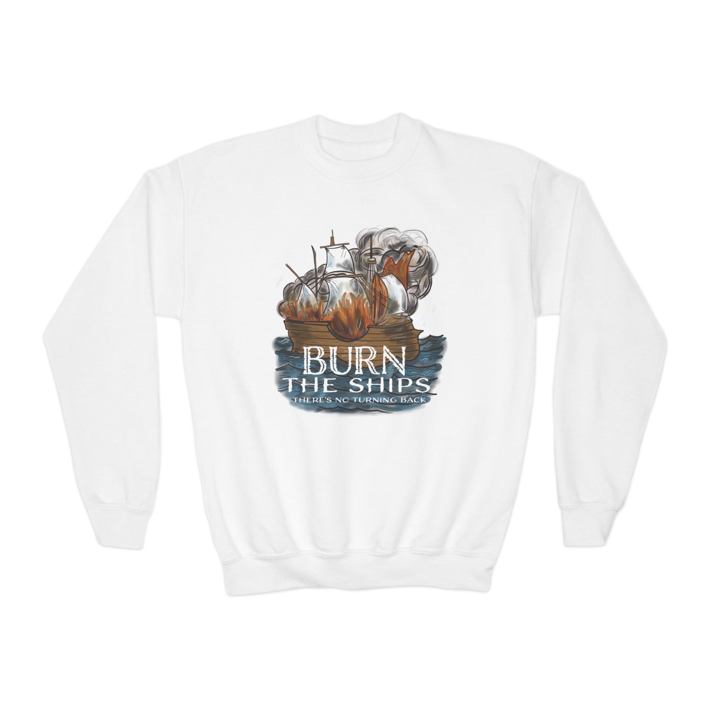 Burn the Ships Youth Crewneck Sweatshirt