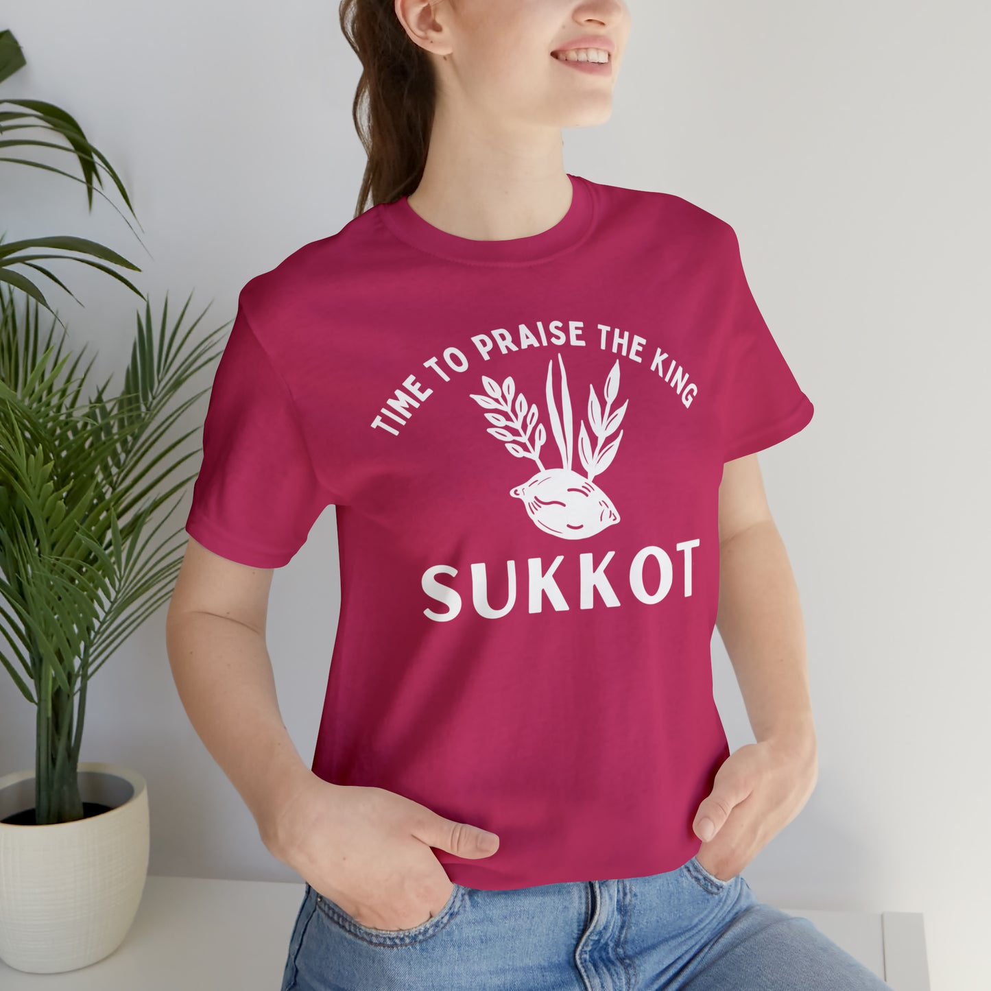 Lulav and Etrog Sukkot T-shirt (Green Pastures Apparel)