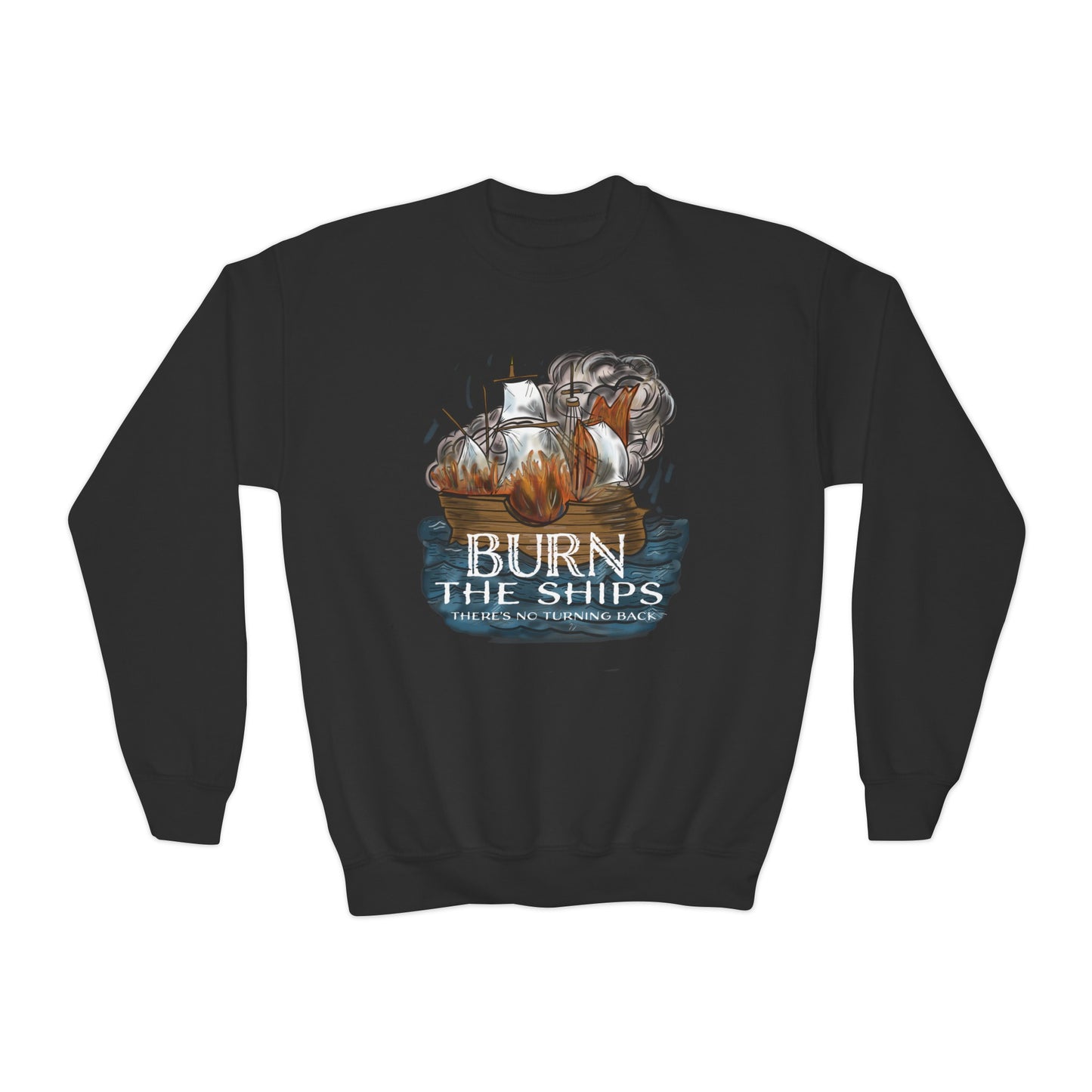 Burn the Ships Youth Crewneck Sweatshirt