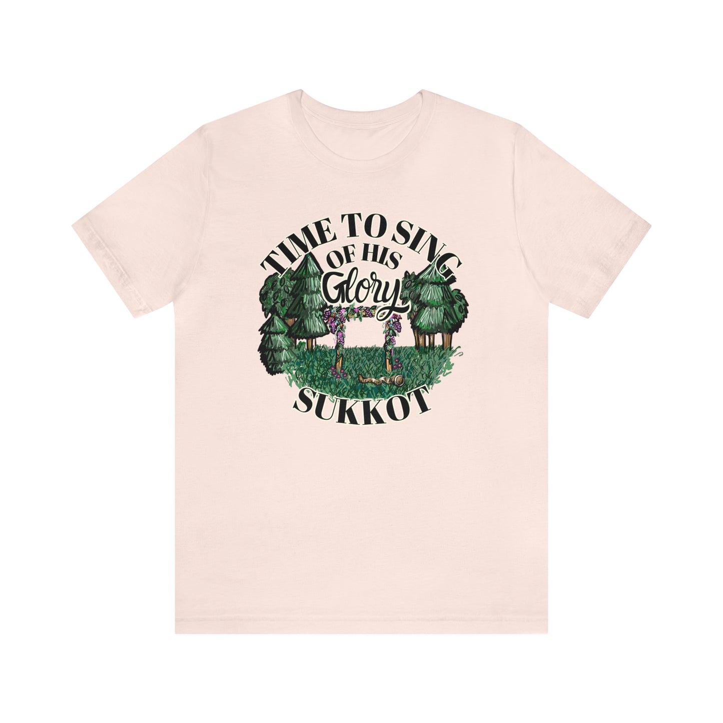 Time to Sing of His Glory Sukkah Drawing Print (Green Pastures Apparel)
