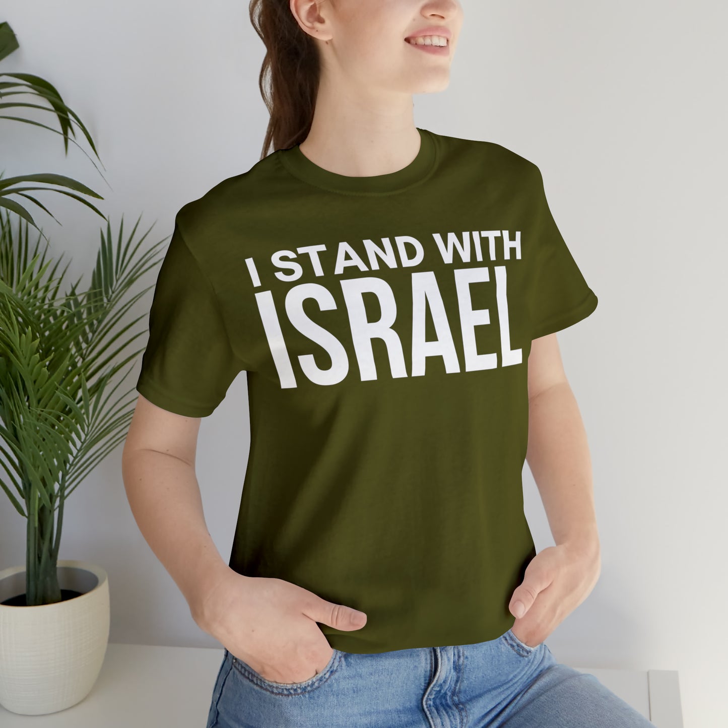 I Stand With Israel T-shirt (Green Pastures Apparel)